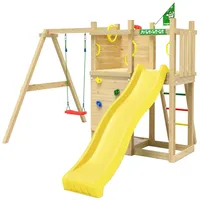 Jungle Gym Spielturm Deck, Spielanlage mit Schaukel und Rutsche