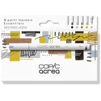 Copic COPIC® acrea Essentials Layoutmarker-Set farbsortiert 0,8 mm, 6