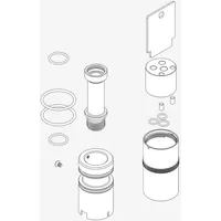 Herzbach MODUL7 Verlängerung 30mm Hebelmischer 70.718002.1.09, Brausehalterset 1 Verbraucher,