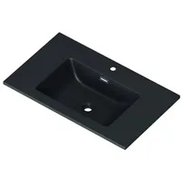 SoGood doporro Waschbecken Einbauwaschbecken Col02 matt anthrazit aus Gussmarmor