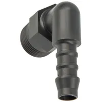 Tecuro Winkel-Schlauchtülle mit AG - Ø 10 mm x