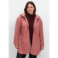 Didriksons Teddyfelljacke mit überschnittenen Schultern Modell 'TOLA', Rosa, 44