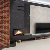 Kratki Kamineinsatz aus Stahl KRATKI MBM rechts 10 kW