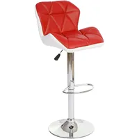 Mendler 2er-Set Barhocker HWC-A92, Barstuhl Tresenhocker, höhenverstellbar Kunstleder -