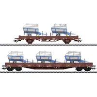 Märklin 46407 H0 2er-Set Rungenwagen Ks447 der DB AG,
