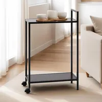 Idimex Servierwagen Rivo - Holzwerkstoff, Metall, Mode, 52x81x26 cm,