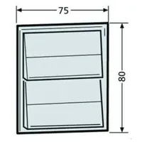 RENZ Tastenmodul (alt: 97-9-85096) mit 2 Klingeltaster grau