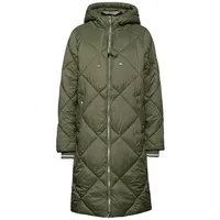 STREET ONE Damen A201972 Gefütterte Steppjacke, Winter Moss Green,