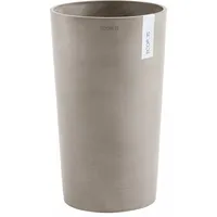 Ecopot Ecopots Pflanztopf Amsterdam halbhoch Braungrau 50 cm