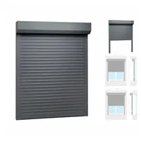 VidaXL Rollladen Aluminium 120x150 cm Anthrazit - Grau