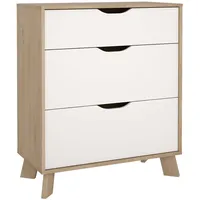 Andas Kommode »Ikast, Schubladenschrank, Aufbewahrung, Stauraum« 3 Schubladen, Eingriffsmulden,
