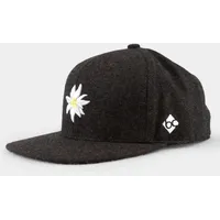 Bavarian Caps Unisex Edelweiß Flanell Cap Dunkelbraun, ONE Size