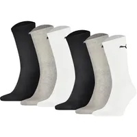 Puma Sportsocken Regular Crew Socken 6er Pack Stretch bunt|bunt