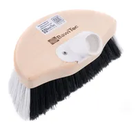 BawiTec Waschbürste halbrund 20cm Wascher mit Gewindeaufsatz Fensterwascher