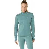Asics Damen T-Shirt Road Winter 1/2 Zip Mid Layer