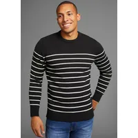 Delmao Streifenpullover »Bis Größe 3 XL«, im maritimen Stil