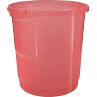 Esselte Papierkorb Colour'Breeze, Abfalleimer, Transparent - 2 Jahre Gewährleistung