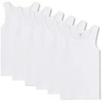 Sanetta Unterhemd 6er Pack in Weiß 128