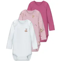 NAME IT 3er-Pack Strampler in IBIS Rose Bambi NOOS