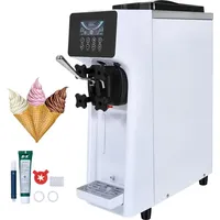 Vevor Kommerzielle Eiscreme-Maschine, 10 L/h Leistung, 900 W, Softeismaschine