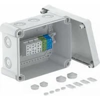 OBO Bettermann OBO 2005316 Kabelabzweigkasten Hauptleitungsabzweigklemme 240x191x125 Polycarbonat lichtgrau