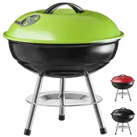 Goods+Gadgets Standgrill BBQ Grill Mini Kugelgrill, Camping Holzkohle-Grill Tischgrill