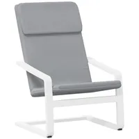 VidaXL Relaxsessel Hellgrau Stoff