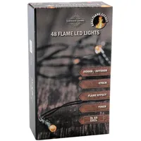 Spetebo LED / 470cm - Flammen Effekt Garten Deko