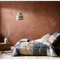 FLEURESSE gewebte Edelflanell Bettwäsche Lech Hamina grau beige