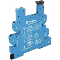 Finder 93.65.7.024 Relaissockel mit Haltebügel, mit LED, mit EMV-Entstörbeschaltung