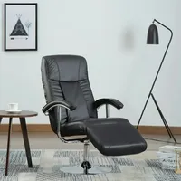 VidaXL TV-Sessel Schwarz Kunstleder