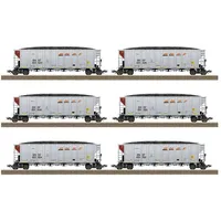 Trix H0 24911 H0 6er-Set US Hopper Cars der