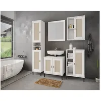 Lomadox WATFORD-69 5-tlg. Kiefer massiv weiß