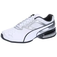 Puma Herren Tazon 6 FM Laufschuhe, White Silver-Black, 40