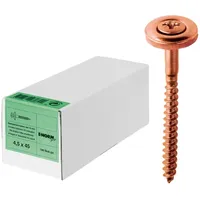 E-Norm Spenglerschraube A2 CU PZD 2 4,5x45 15 pr