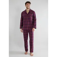 Tom Tailor Pyjama (2 tlg) mit klassischem Karo-Muster blau|rot