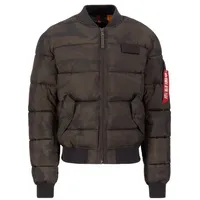 Alpha Industries Ma-1 Camo Bomberjacke Dark Olive Camo L