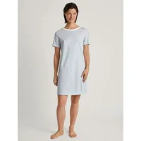 CALIDA Cotton Stripes Kurzarm-Nachthemd Damen, Länge 95cm, aus 100%