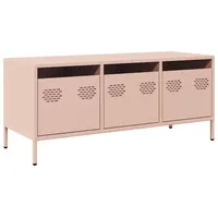 VidaXL TV-Schrank Rosa 101,5x39x43,5 cm Kaltgewalzter Stahl