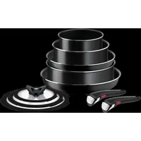 Tefal Ingenio Easy Cook Clean Kochgeschirr-Set (10-teilig), Pfanne +