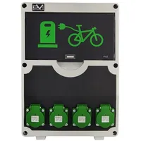 Doktorvolt Fahrradladestation für E-bikes 12 Module 4x230V Stromverteiler Doktorvolt