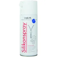 Logilink RP0015 Silikonspray (400 ml) zur Verhinderung geräuscherzeugenden Reibens