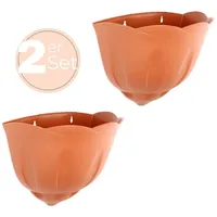 GarPet 2x Blumentopf Wand Blumentopf Wandmontage Wandblumentopf Wandvasen für