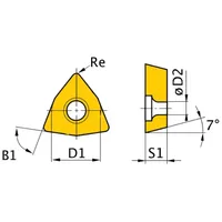 Optimum HM-Ersatzwendeplatten ISO WCMT050308