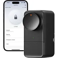 SwitchBot Smart Lock Pro Smartes elektronisches Türschloss, Schwarz