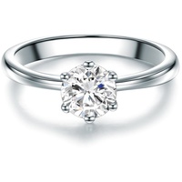Trilani Ring aus Sterling Silber in mit Zirkonia 53