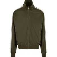 URBAN CLASSICS Retro Tricot Trainingsjacke - Olive - XL