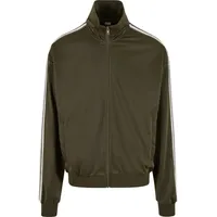 URBAN CLASSICS Retro Tricot Trainingsjacke - Olive - S