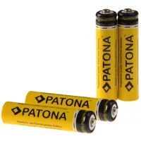 PATONA 4x Akku Micro AAA LR3 LR03 900mAh inkl.