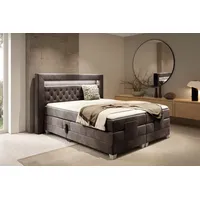 Fun Möbel Boxspringbett Elektrisch Bett ARMANDO 160x200cm in Stoff